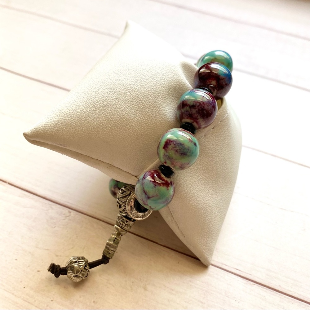 Beaded Stretch Bracelet - image 3